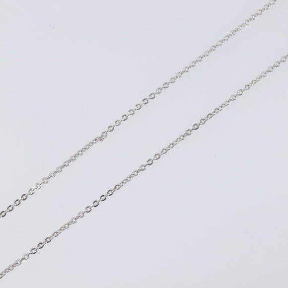 Christian Dior Necklace metal Silver Auth 205482M