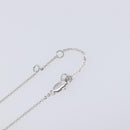 Christian Dior Necklace metal Silver Auth 205482M-14