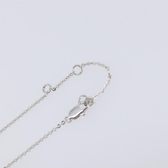 Christian Dior Necklace metal Silver Auth 205482M