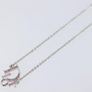 Christian Dior Necklace metal Silver Auth 205482M-4