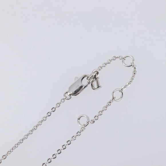 Christian Dior Necklace metal Silver Auth 205482M