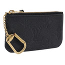 LOUIS VUITTON Empreinte Pochette Cles Coin Purse Black M28796 LV Auth 205483M-1
