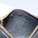 LOUIS VUITTON Empreinte Pochette Cles Coin Purse Black M28796 LV Auth 205483M-17