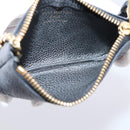 LOUIS VUITTON Empreinte Pochette Cles Coin Purse Black M28796 LV Auth 205483M-10