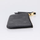 LOUIS VUITTON Empreinte Pochette Cles Coin Purse Black M28796 LV Auth 205483M-4