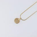 Christian Dior Necklace metal Gold Auth 205485-11