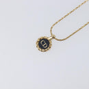 Christian Dior Necklace metal Gold Auth 205485-3