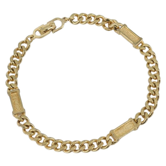 Christian Dior Bracelet metal Gold Auth 205486