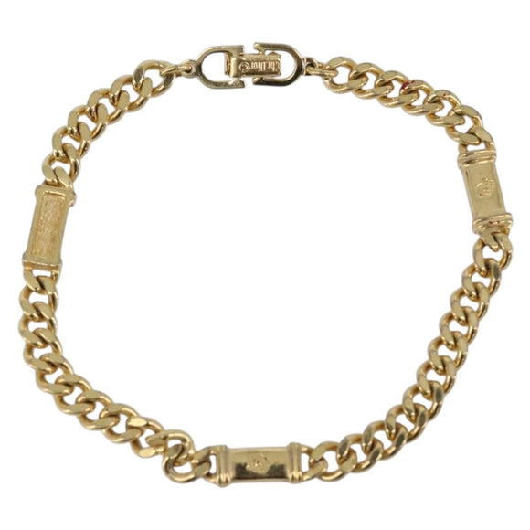 Christian Dior Bracelet metal Gold Auth 205486
