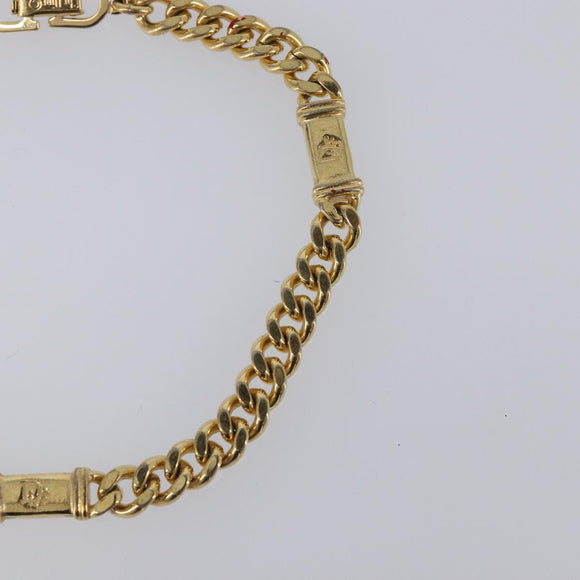 Christian Dior Bracelet metal Gold Auth 205486