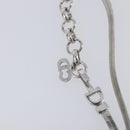 Christian Dior Necklace metal Silver Auth 205487M-11