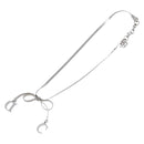 Christian Dior Necklace metal Silver Auth 205487M-12