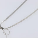 Christian Dior Necklace metal Silver Auth 205487M-16