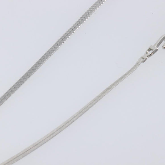 Christian Dior Necklace metal Silver Auth 205487M
