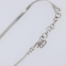 Christian Dior Necklace metal Silver Auth 205487M-18