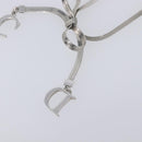 Christian Dior Necklace metal Silver Auth 205487M-4