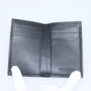 Bottega Veneta MAXI INTRECCIATO Flap Cassette Case Leather Black Auth 205489M-9