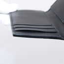 Bottega Veneta MAXI INTRECCIATO Flap Cassette Case Leather Black Auth 205489M-17