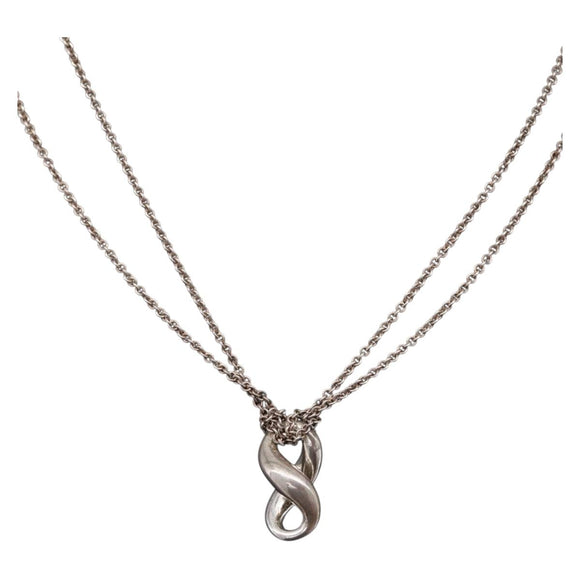 Tiffany & Co. Infinity Necklace Ag925 Silver Auth 205491