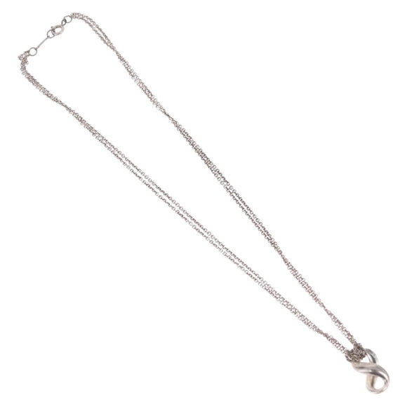 Tiffany & Co. Infinity Necklace Ag925 Silver Auth 205491