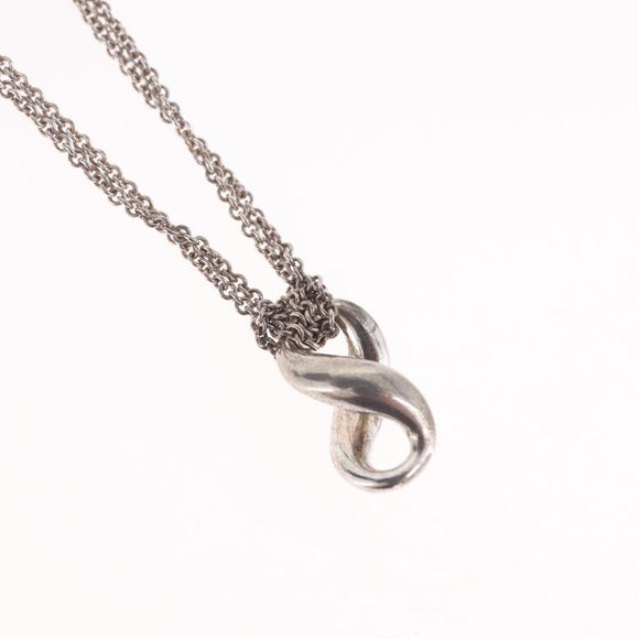 Tiffany & Co. Infinity Necklace Ag925 Silver Auth 205491