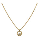 Christian Dior Necklace metal Gold Auth 205492-1