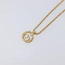 Christian Dior Necklace metal Gold Auth 205492-3