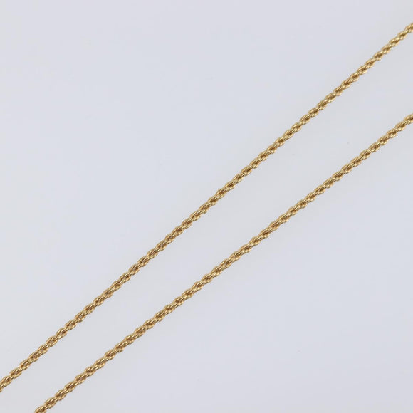 Christian Dior Necklace metal Gold Auth 205492