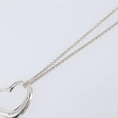 Tiffany & Co. Open Heart Necklace Ag925 Silver Auth 205493M-13