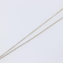 Tiffany & Co. Open Heart Necklace Ag925 Silver Auth 205493M-14