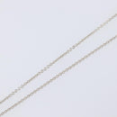 Tiffany & Co. Open Heart Necklace Ag925 Silver Auth 205493M-15