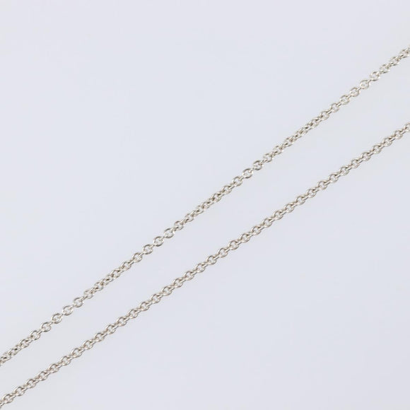 Tiffany & Co. Open Heart Necklace Ag925 Silver Auth 205493M