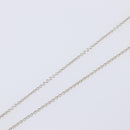 Tiffany & Co. Open Heart Necklace Ag925 Silver Auth 205493M-16