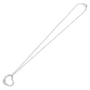 Tiffany & Co. Open Heart Necklace Ag925 Silver Auth 205493M-2