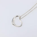 Tiffany & Co. Open Heart Necklace Ag925 Silver Auth 205493M-3
