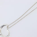 Tiffany & Co. Open Heart Necklace Ag925 Silver Auth 205493M-4