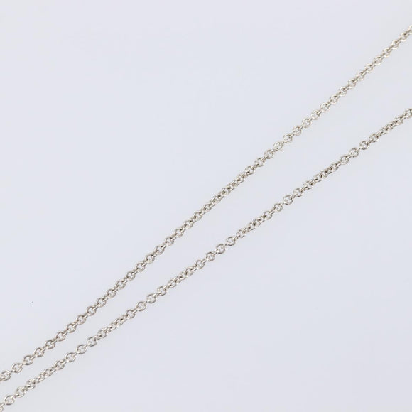 Tiffany & Co. Open Heart Necklace Ag925 Silver Auth 205493M