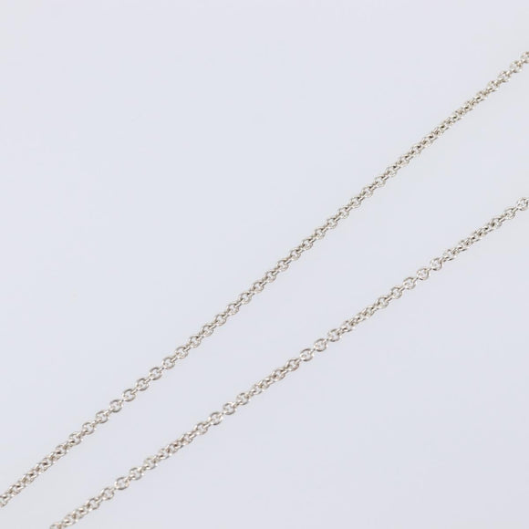 Tiffany & Co. Open Heart Necklace Ag925 Silver Auth 205493M