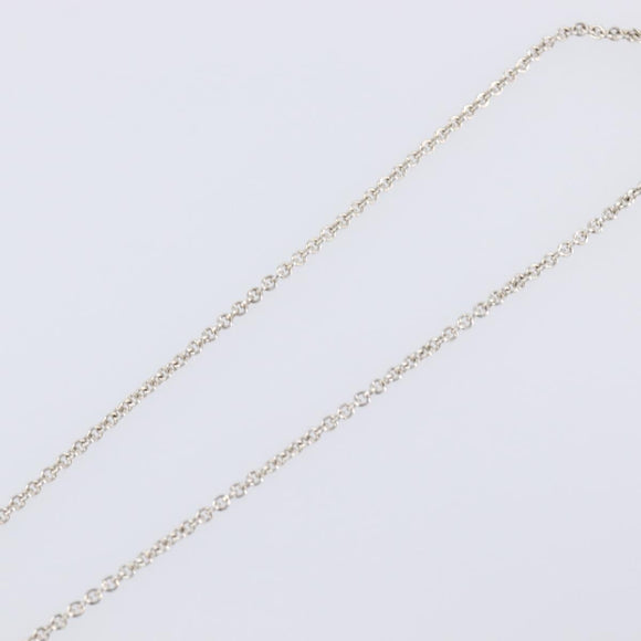 Tiffany & Co. Open Heart Necklace Ag925 Silver Auth 205493M