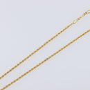 SAINT LAURENT Heart Motif Necklace metal Gold Auth 205495M-13