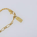SAINT LAURENT Heart Motif Necklace metal Gold Auth 205495M-8