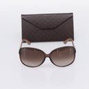 GUCCI Sunglasses plastic Brown Auth 205499M-12