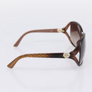 GUCCI Sunglasses plastic Brown Auth 205499M-3