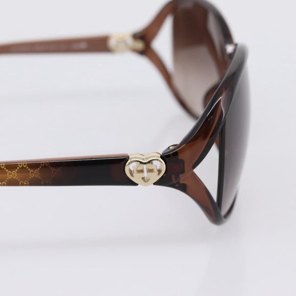GUCCI Sunglasses plastic Brown Auth 205499M