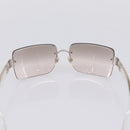 CHANEL Rimless Sunglasses plastic Clear CC Auth 205500M-10