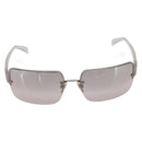 CHANEL Rimless Sunglasses plastic Clear CC Auth 205500M-2