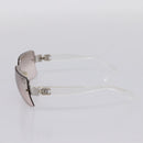 CHANEL Rimless Sunglasses plastic Clear CC Auth 205500M-6