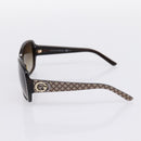 GUCCI Sunglasses plastic Brown Auth 205501M-6