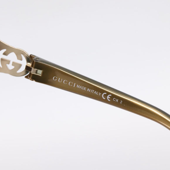 GUCCI Interlocking G Sunglasses plastic Green Auth 205502M