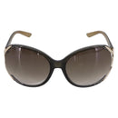GUCCI Interlocking G Sunglasses plastic Green Auth 205502M-2